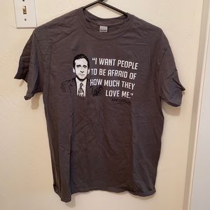 The Office Michael Scott tshirt. Size M.